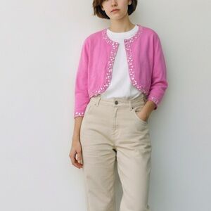 Finity Y2K Sequin Cardigan Sweater Size L